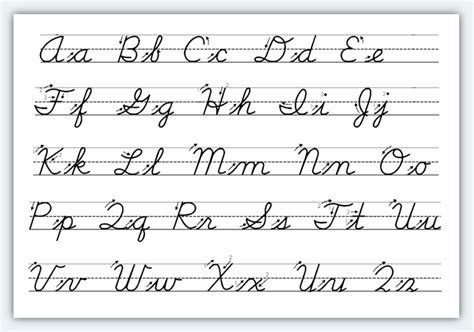 How to Write in Cursive (with Pictures) .